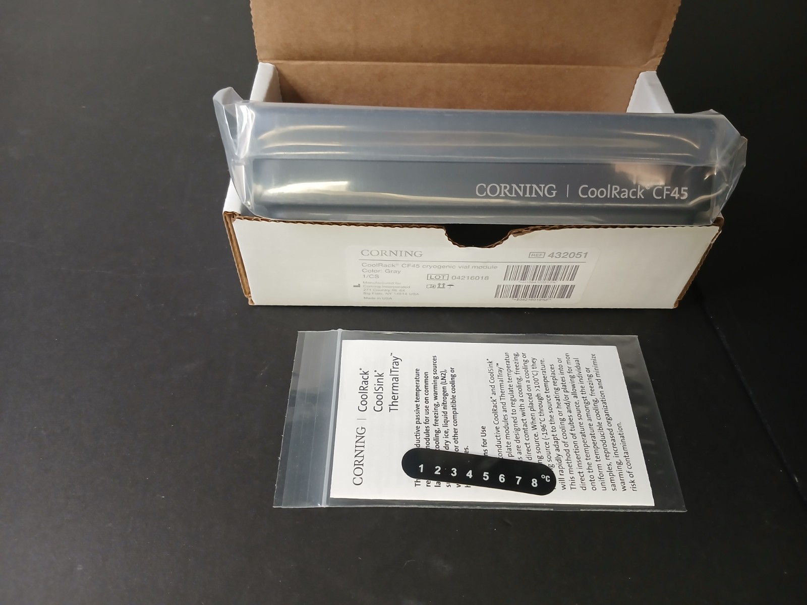 One New Corning CoolRack CF45 by Biocision PN 432051