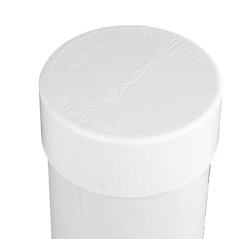 PVC S&D Cap 4 In.