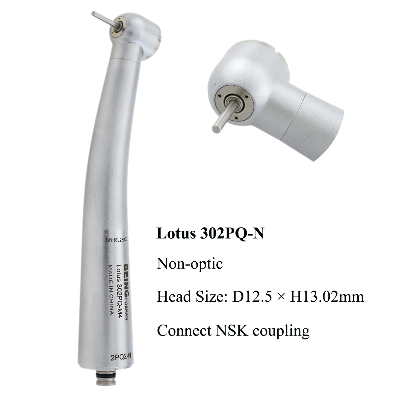 BEING Dental High Speed Turbine Handpiece NSK For Mach FM-CL Coupling 4 Hole