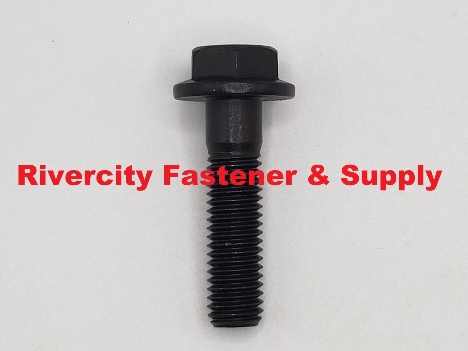 (25) M10-1.5 x 40 Metric Hex Flange Bolts 10mm x 40mm Screws M10x1.5×40 Black