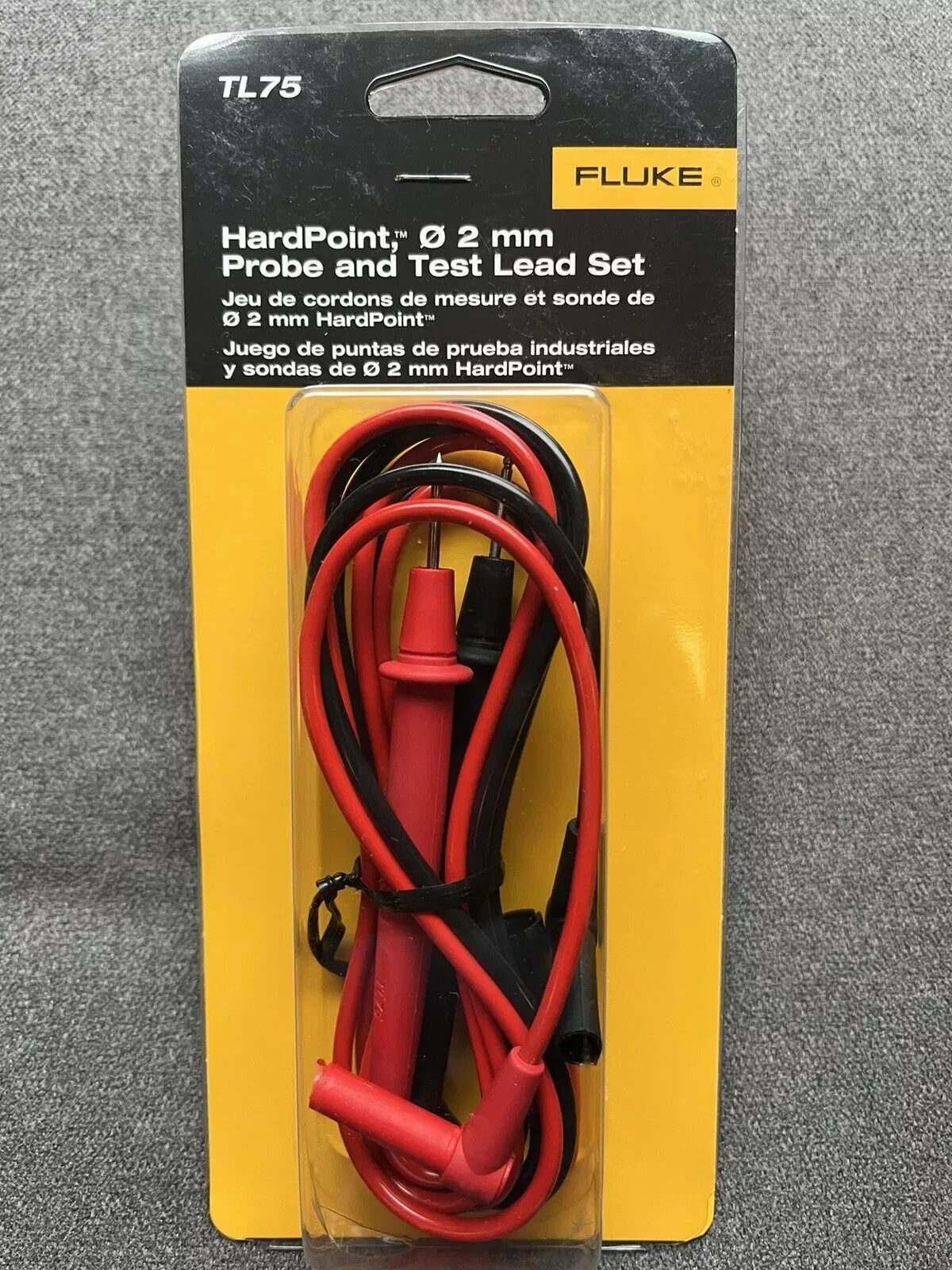 Genuine Fluke TL75 Hard Point 2mm Probe & Test Lead Set Don’t Be Fooled