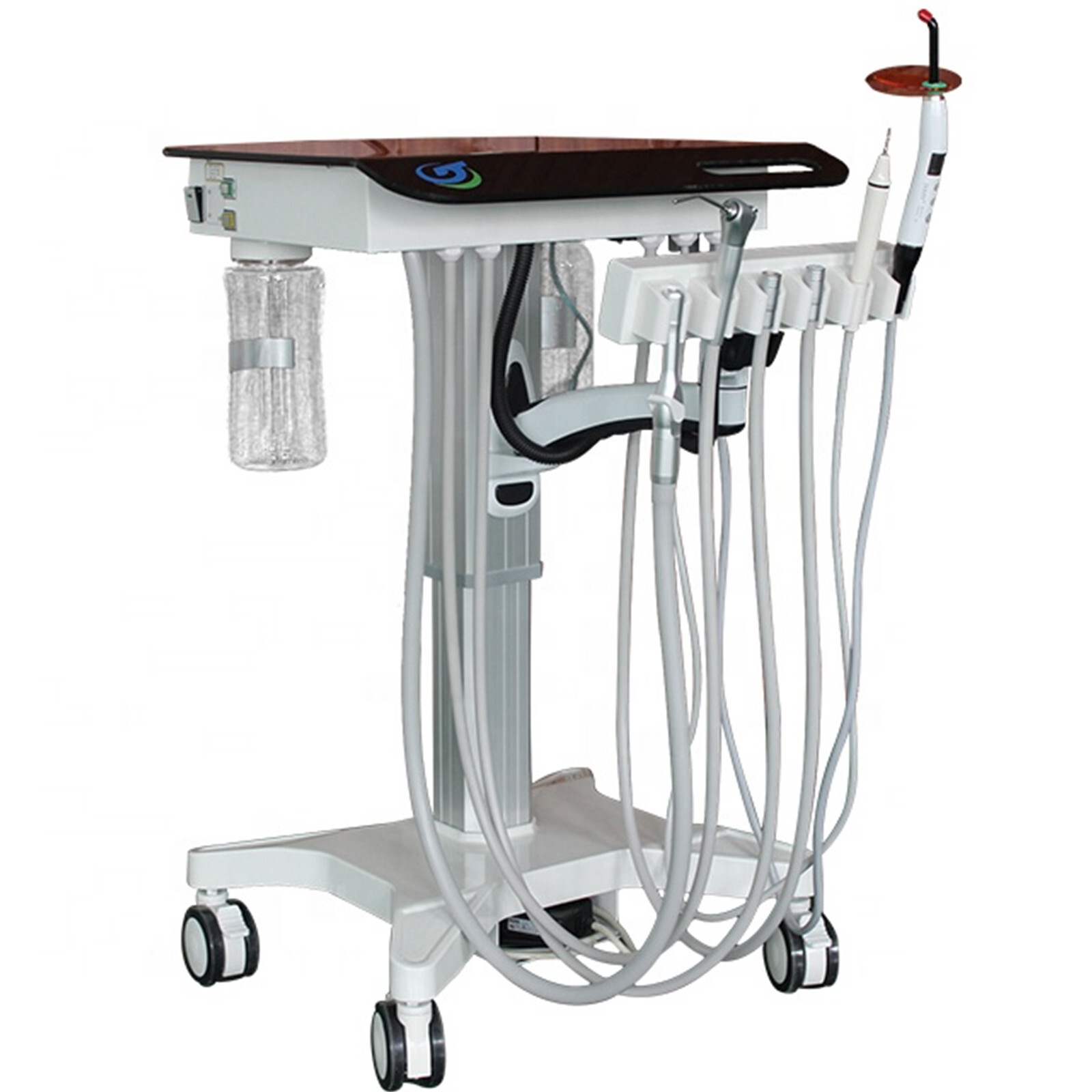 Mobile Dental Treatment Unit Delivery Cart GU-P302S with Portable Air Compressor