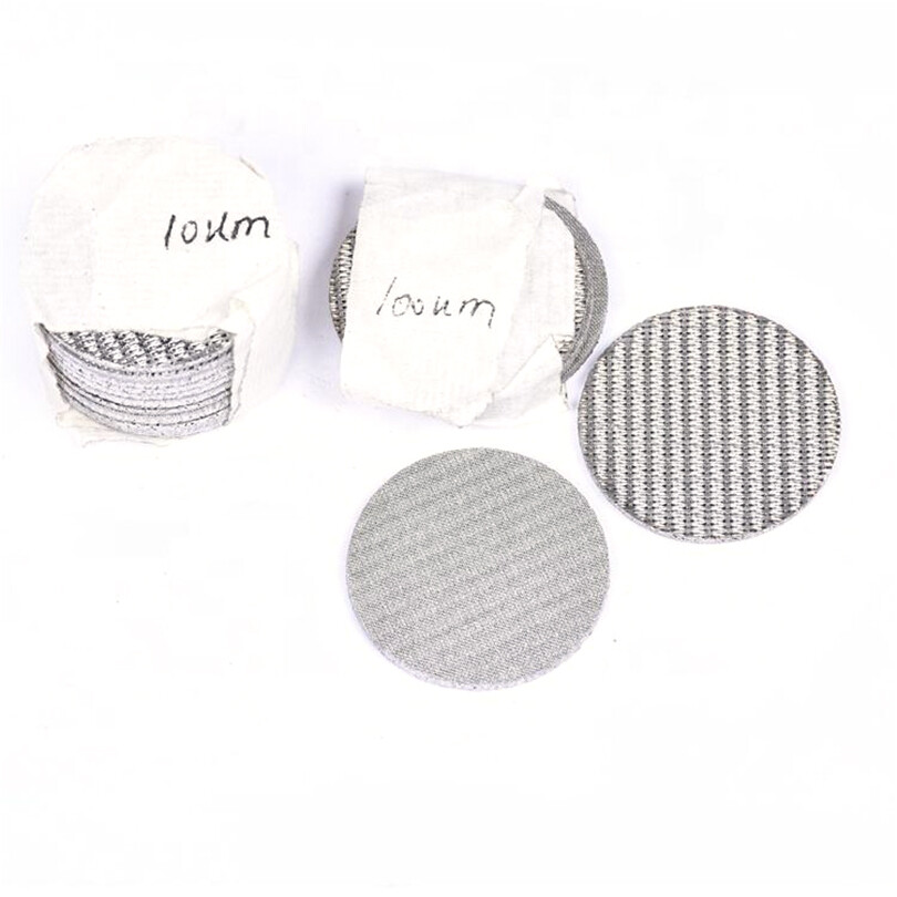 304 Stainless Steel Wire Mesh Filter Strainer Round Shape Sintered Filter Disc