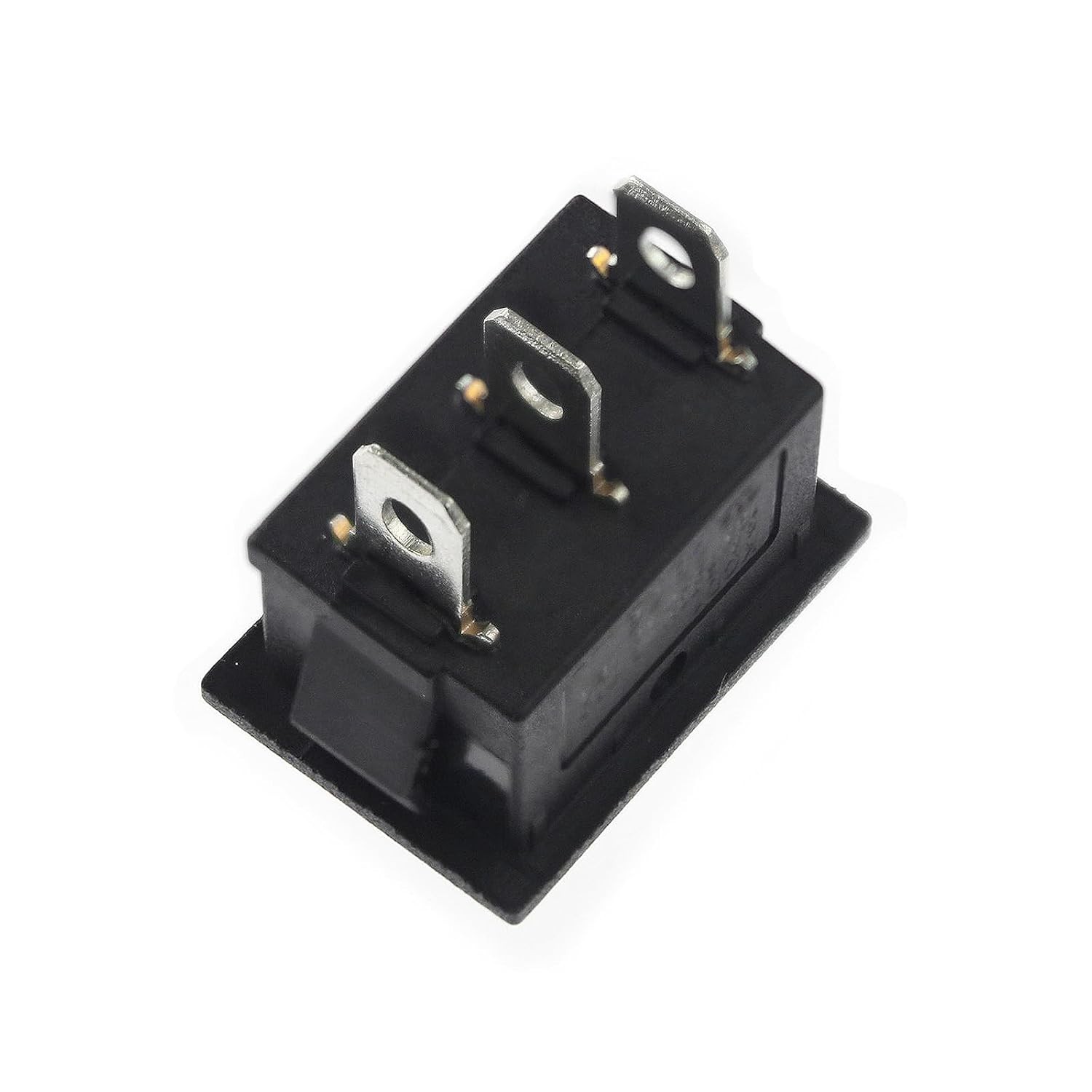 Black Rocker Switch ON-OFF-ON 6 Pin 21X15mm DPDT 6A/250VAC 10A/125VAC 2/5/10 Pc