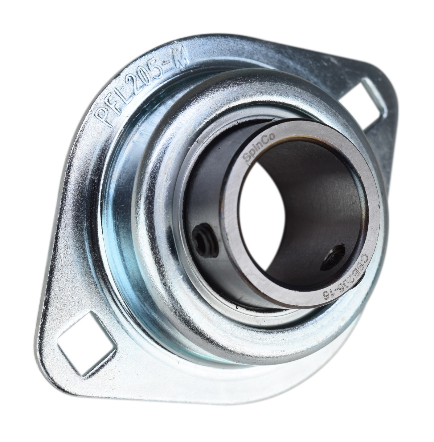 1″ Rigid Flush Mount Pressed Steel Two Bolt Flange Bearing CSBPFL205-16M