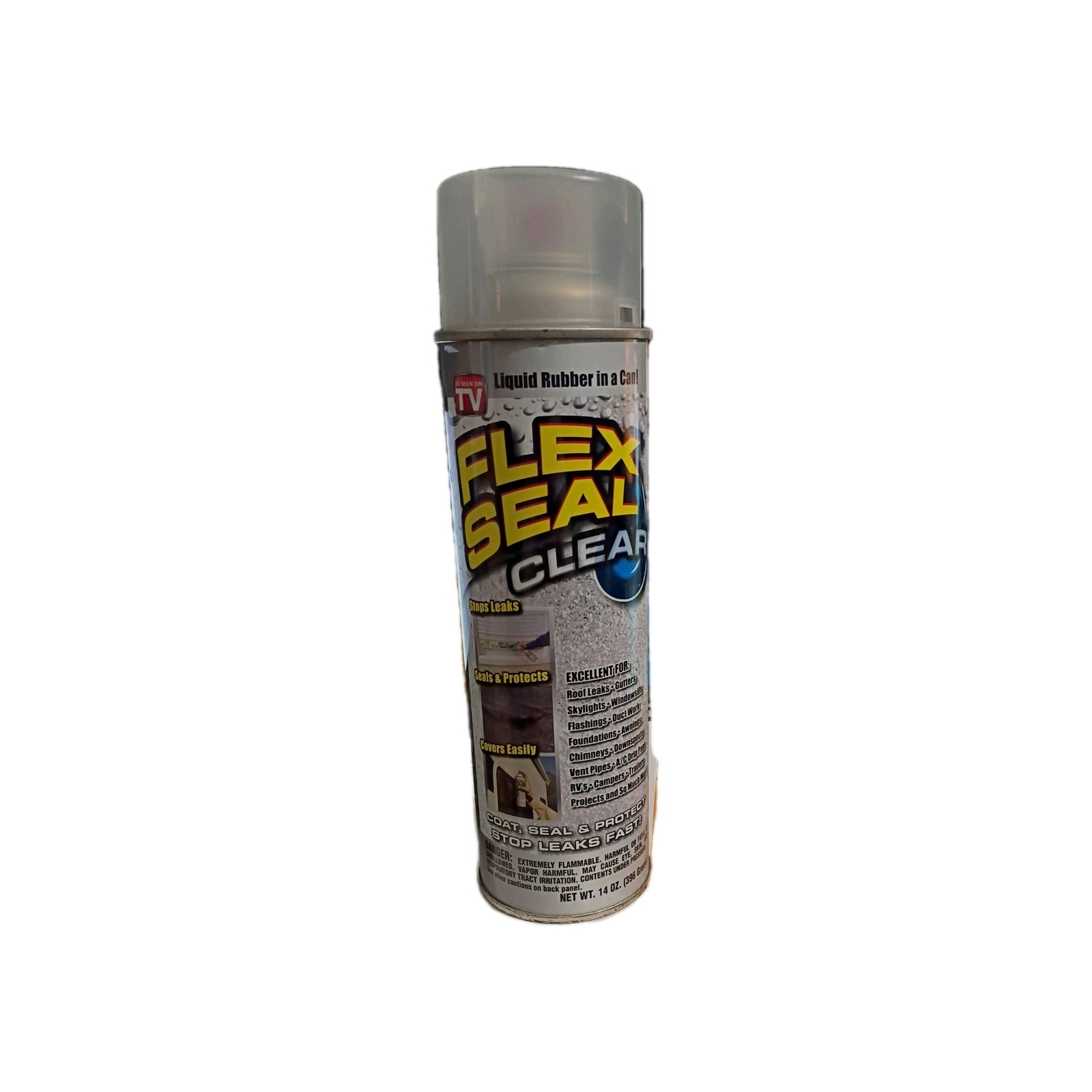 Flex Seal Clear 14 oz. Liquid Rubber Sealant Spray