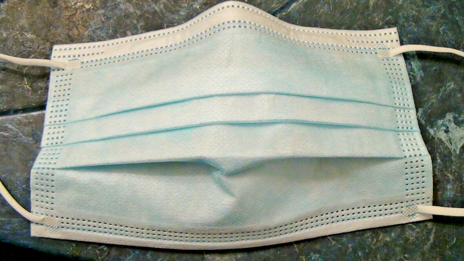 2000 Pcs 40 Sealed Boxes 3 Ply Medical Ear-Loop Face Masks ASTM L-1 Blue RFE 98%