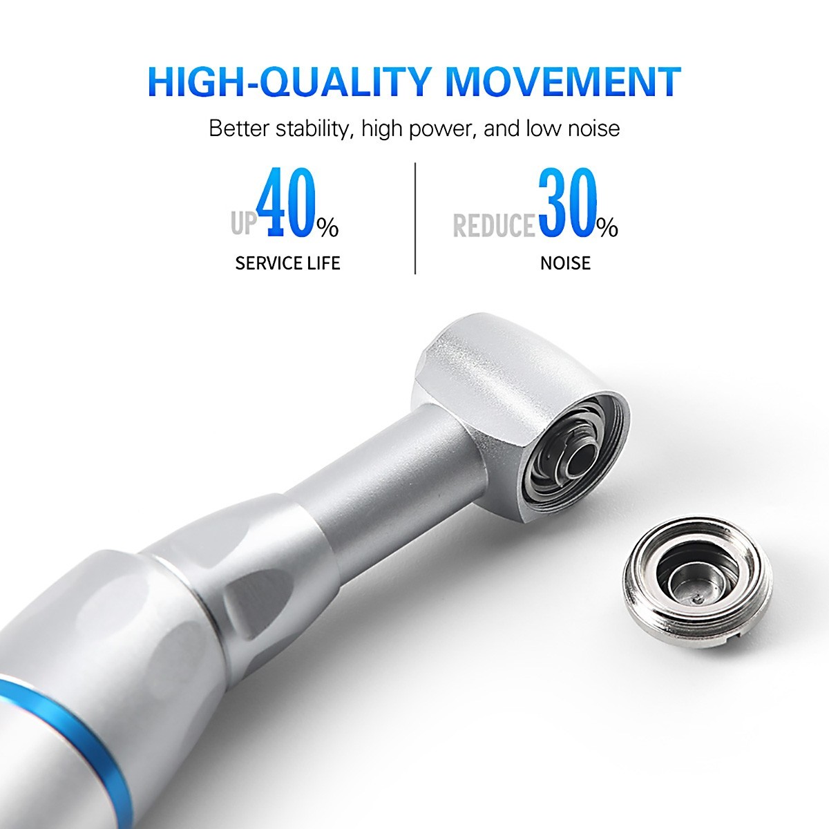 Dental Low Slow Speed Handpiece Contra Angle Push Button E-Type