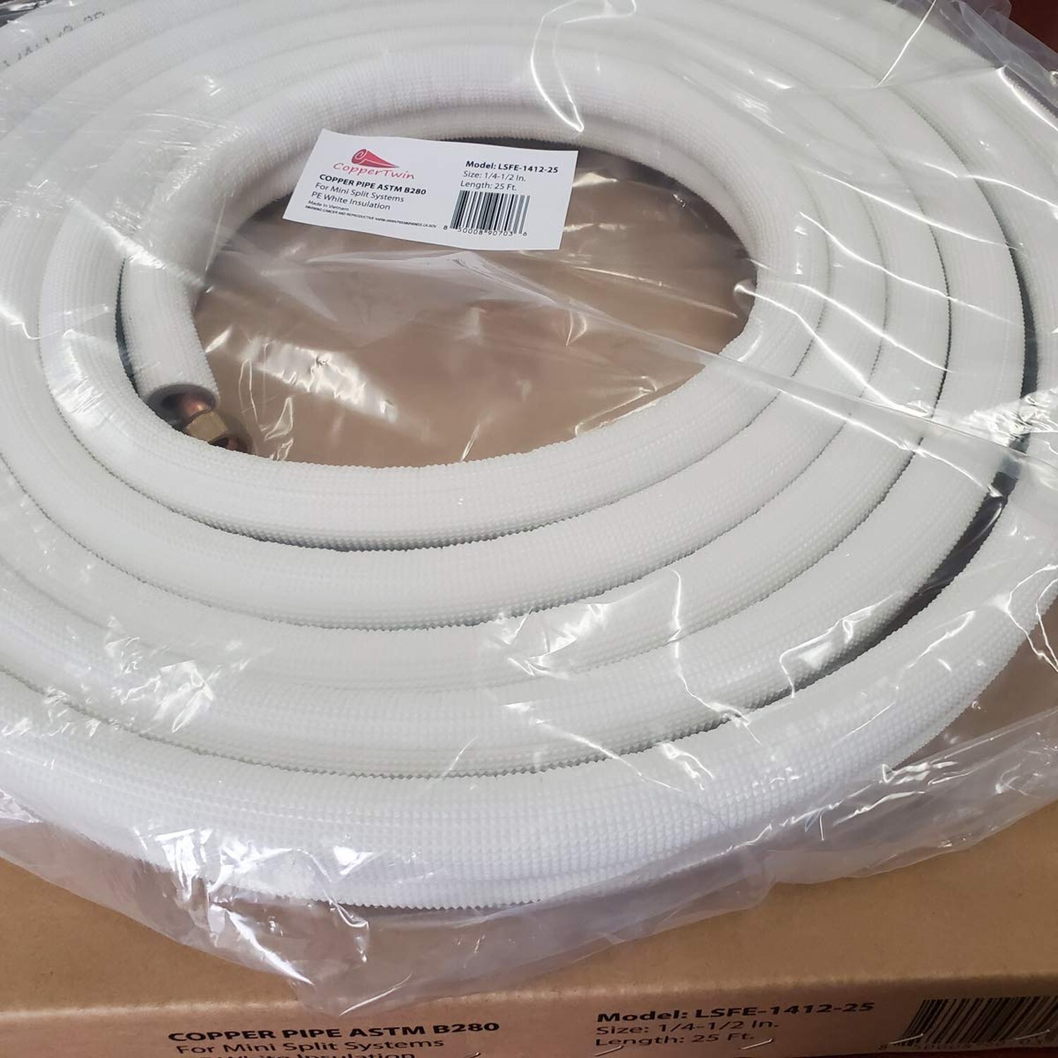 DuctlessAire – Insulated Copper Twin Coil Mini Split Line Set – HVAC & AC Hos…