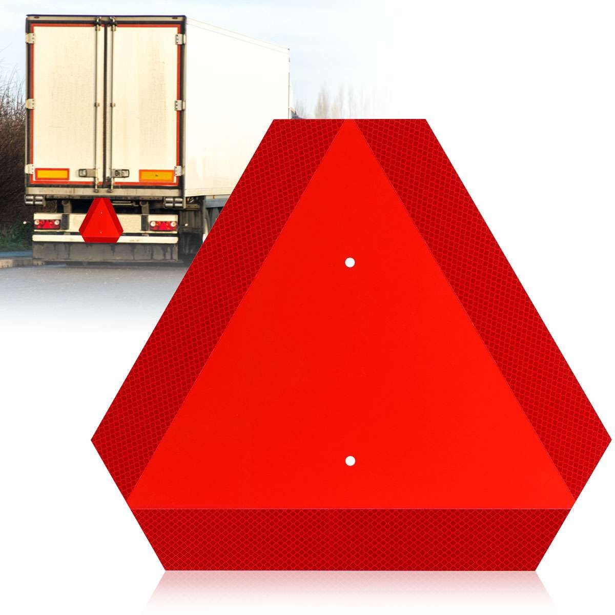 Slow Moving Vehicle Safety Sign,Slow Moving Vehicle Triangle Sign,Aluminum Grade