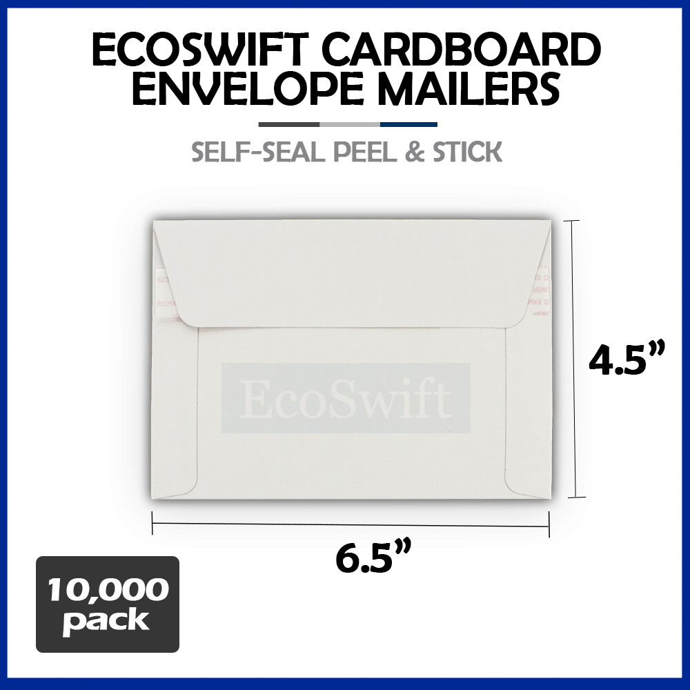 10000 – 6.5 x 4.5 ECOSWIFT RIGID PHOTO SHIP FLATS CARDBOARD ENVELOPE MAILERS