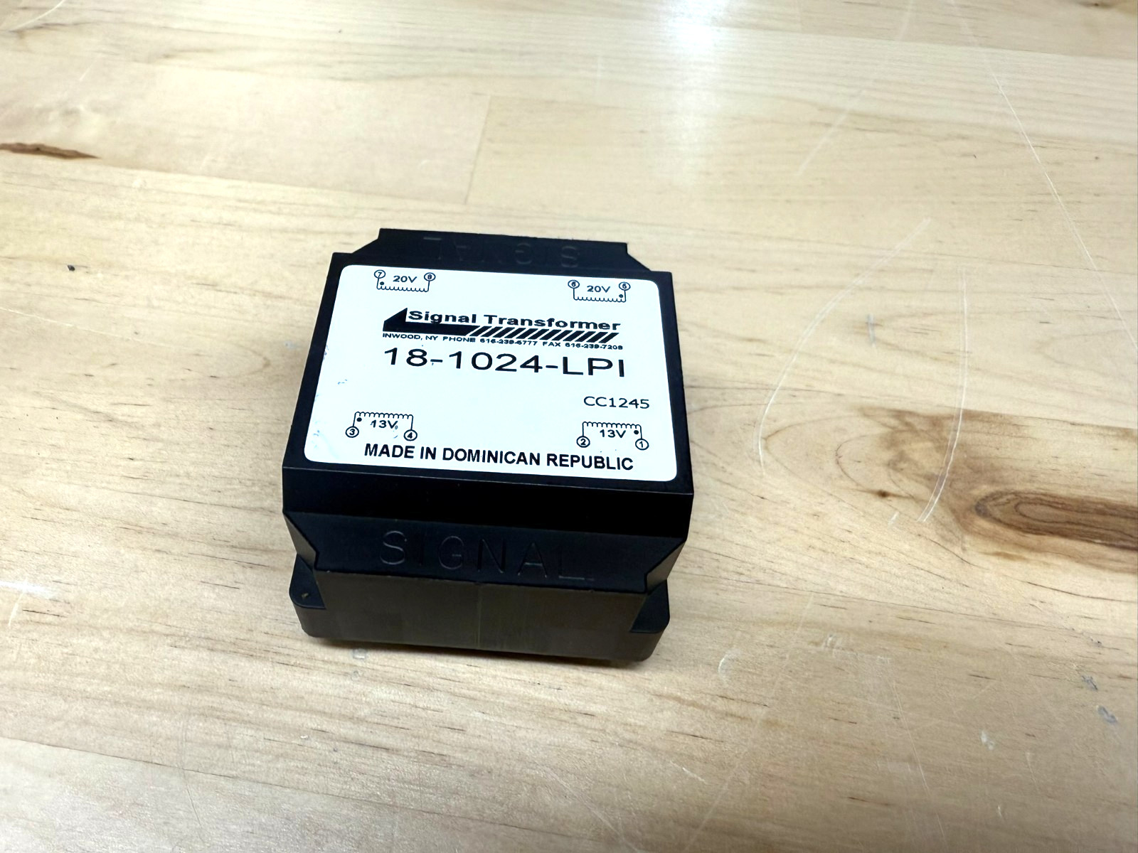 QTY-1 Signal Transformer 18-1024-LPI Potted PCB Power Transformer 18VA 115V/230V