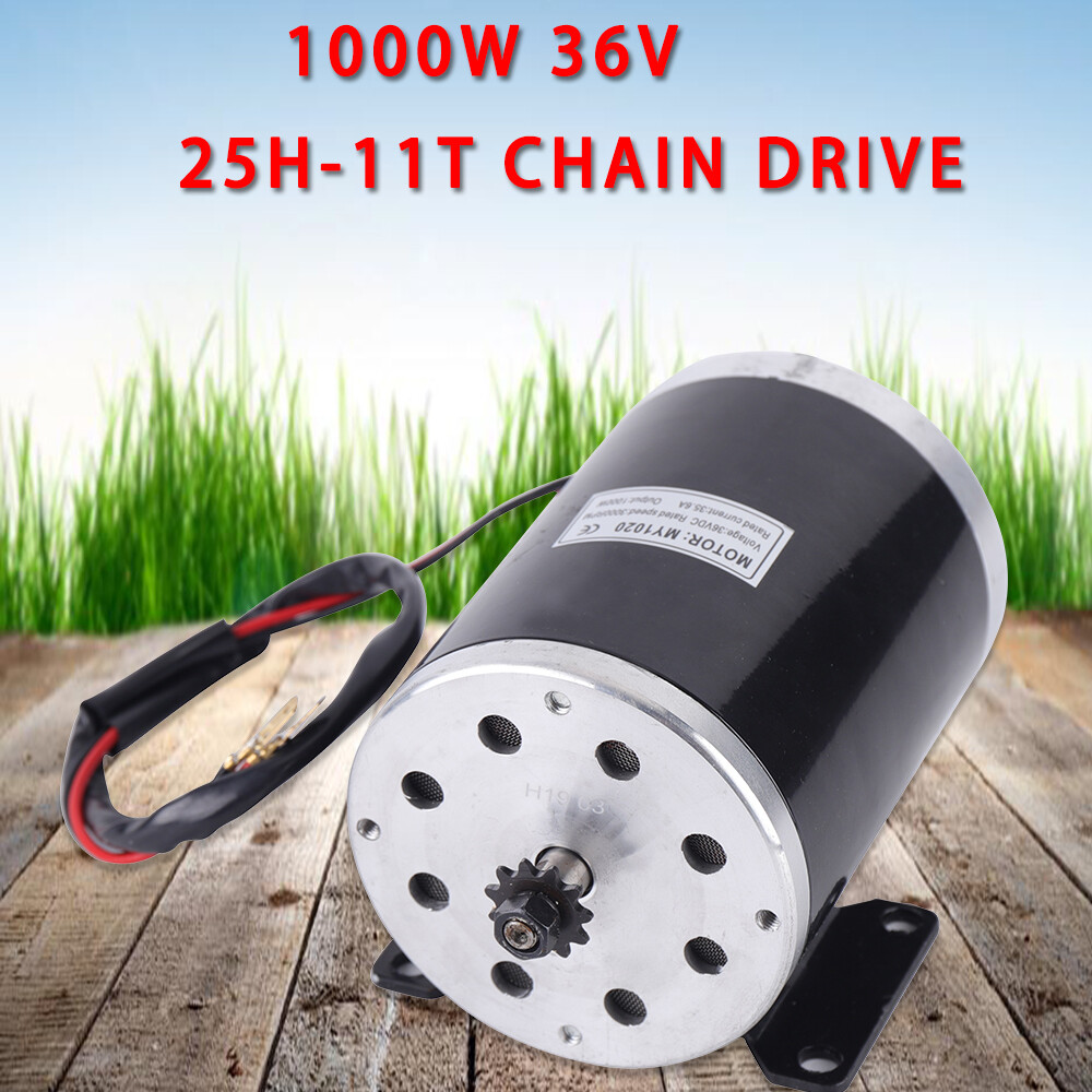36V DC Motor Electric Brushed Motor MY1020 for E-Bike Quad Go-kart Scooter 1000W