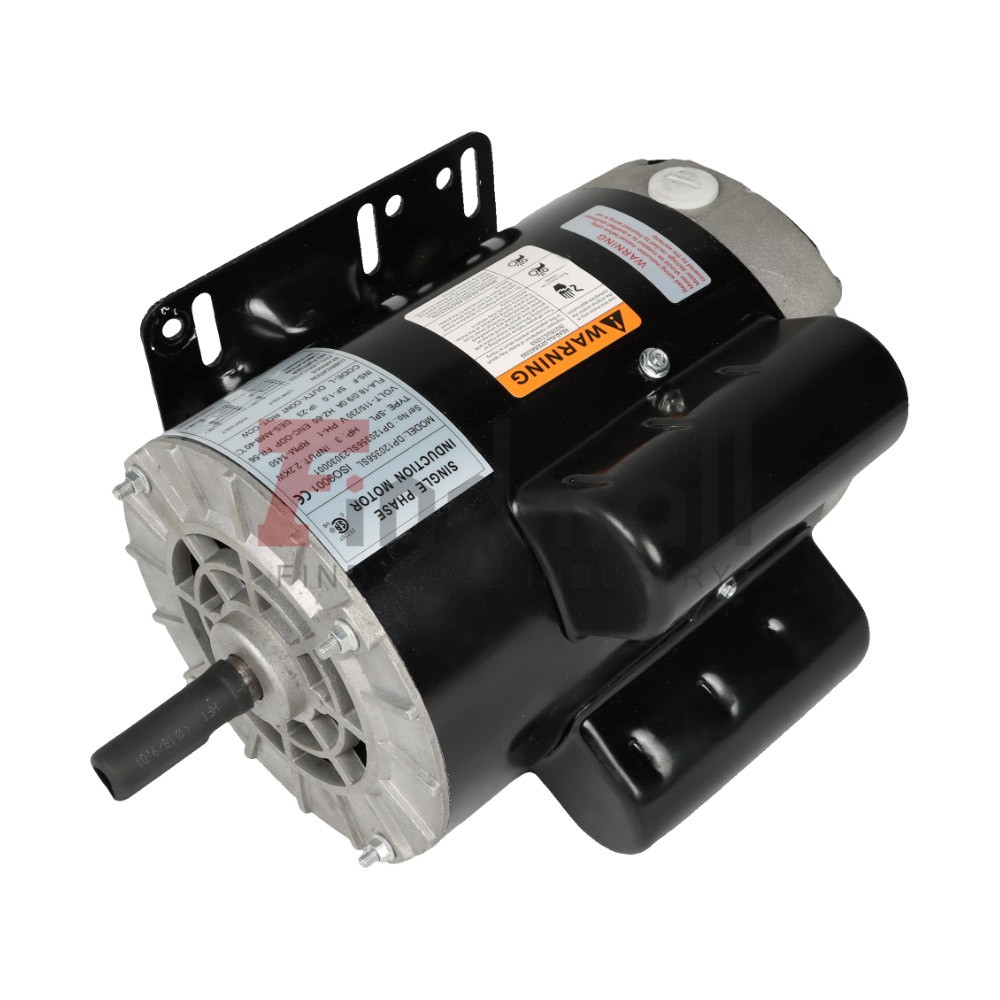 3450 RPM 3 HP SPL Electric Motor Compressor Duty 56 Frame 1 Phase 115/230 Volts