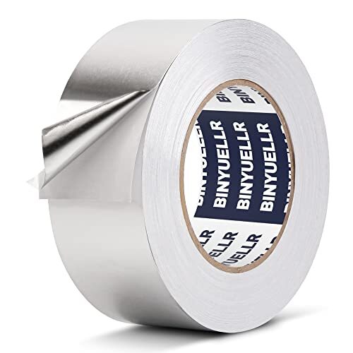 Aluminum Foil Tape – 2 Inch x HVAC Tape Silver Metal Tape for 164 Feet