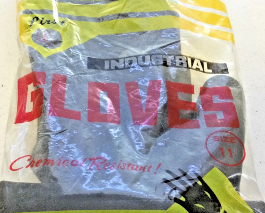 NEW, FIRST INDUSTRIAL GLOVES CHEMICAL RESISTANT SIZE 11, FREE SHIPPING