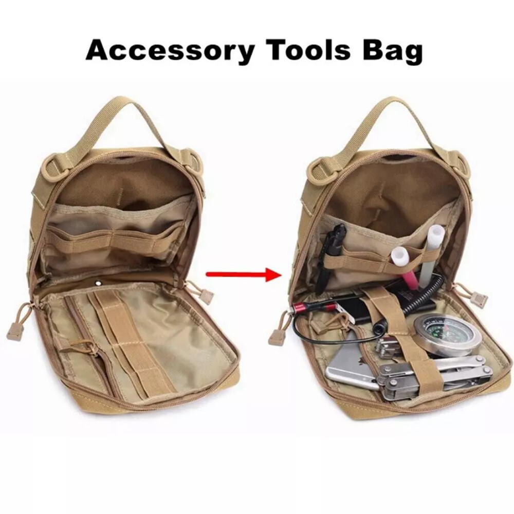 EMT Pouch Bag Tactical First Aid Medical Emergency Military Rip-away Kit Molle