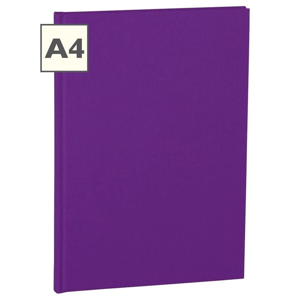 Classic Lined Notebook (Plum) – A4