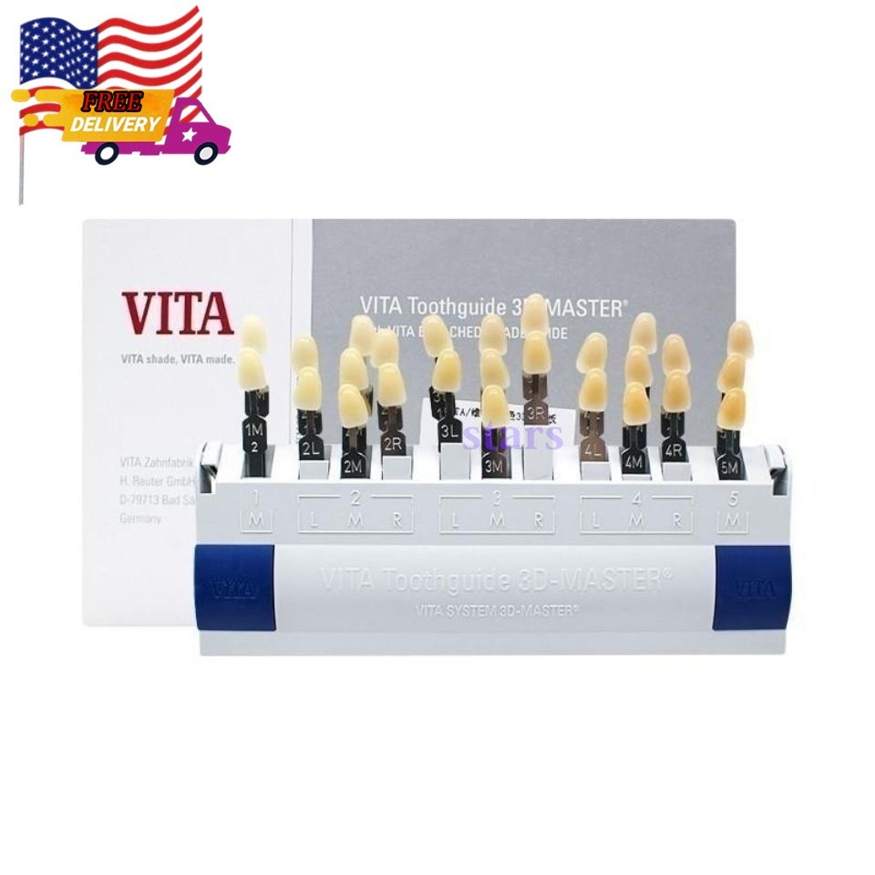 VITA Toothguide 3D Master with VITA Bleached Dental 29 Colors Shade Guide USA