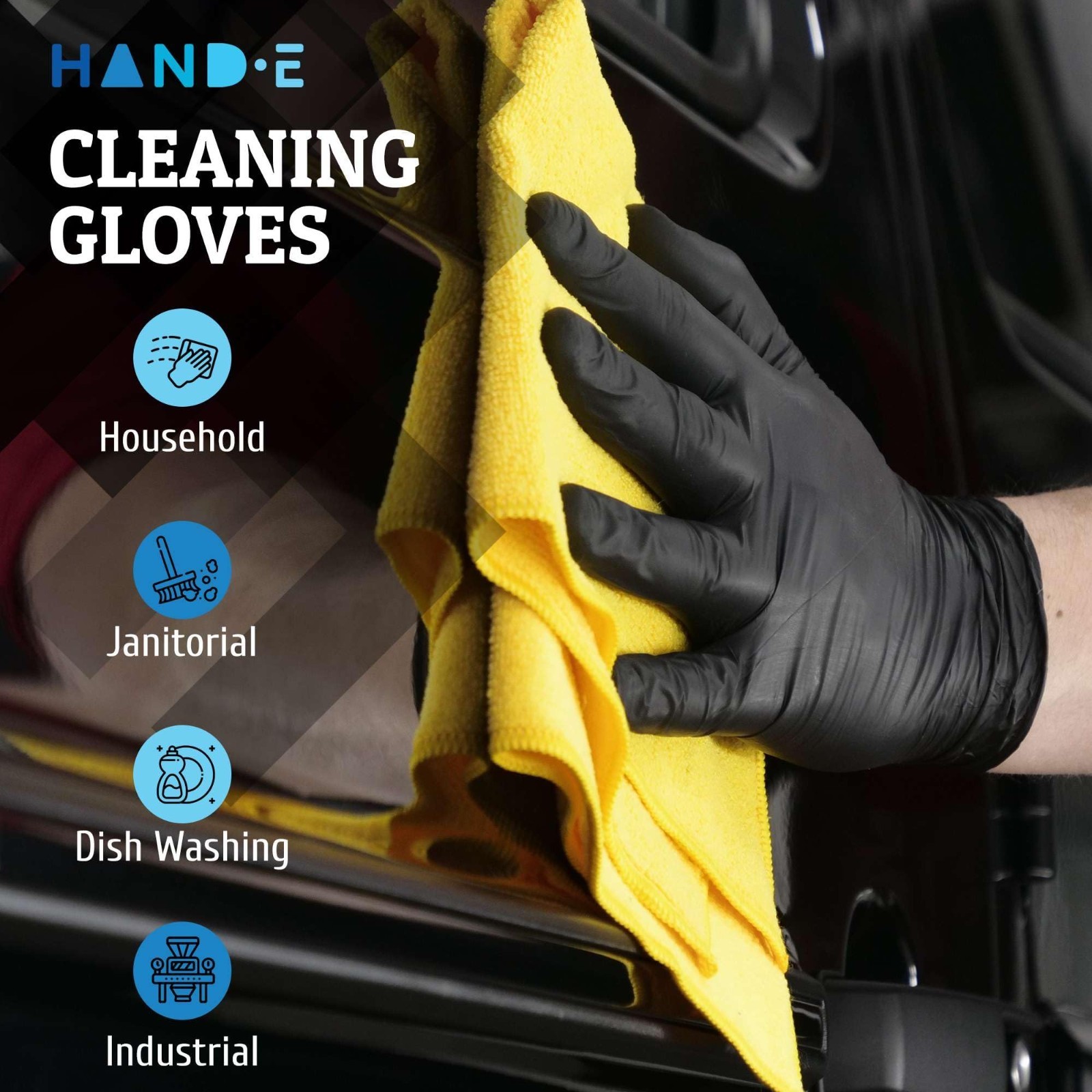 1000 Count Disposable Nitrile Gloves – Latex Free, Powder Free, Medical Exam Bul