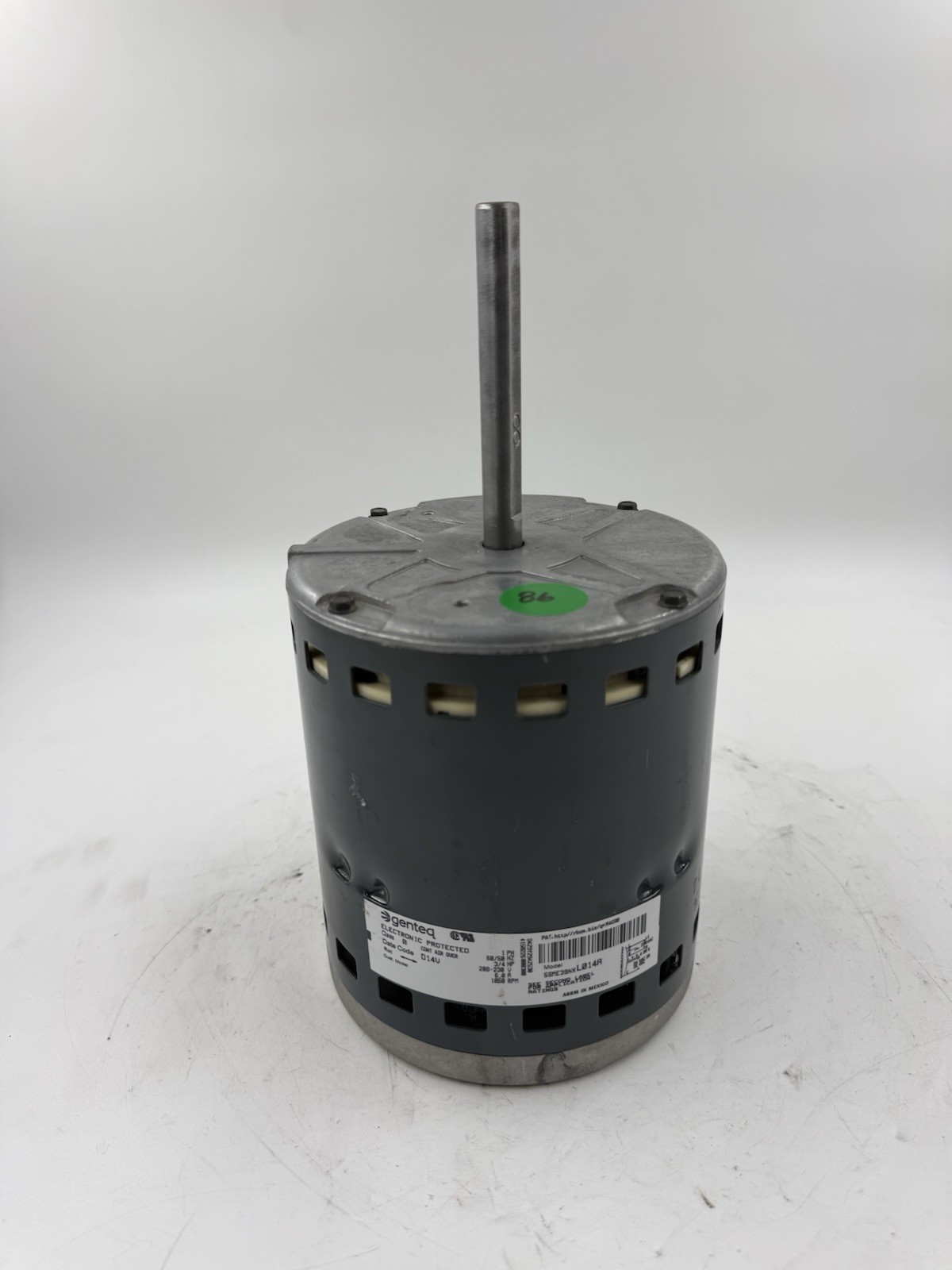 Genteq X13 FM18 5SME39NXL014A Blower Motor 3/4HP 230V 1050 RPM CCWLE used ❄️🔥