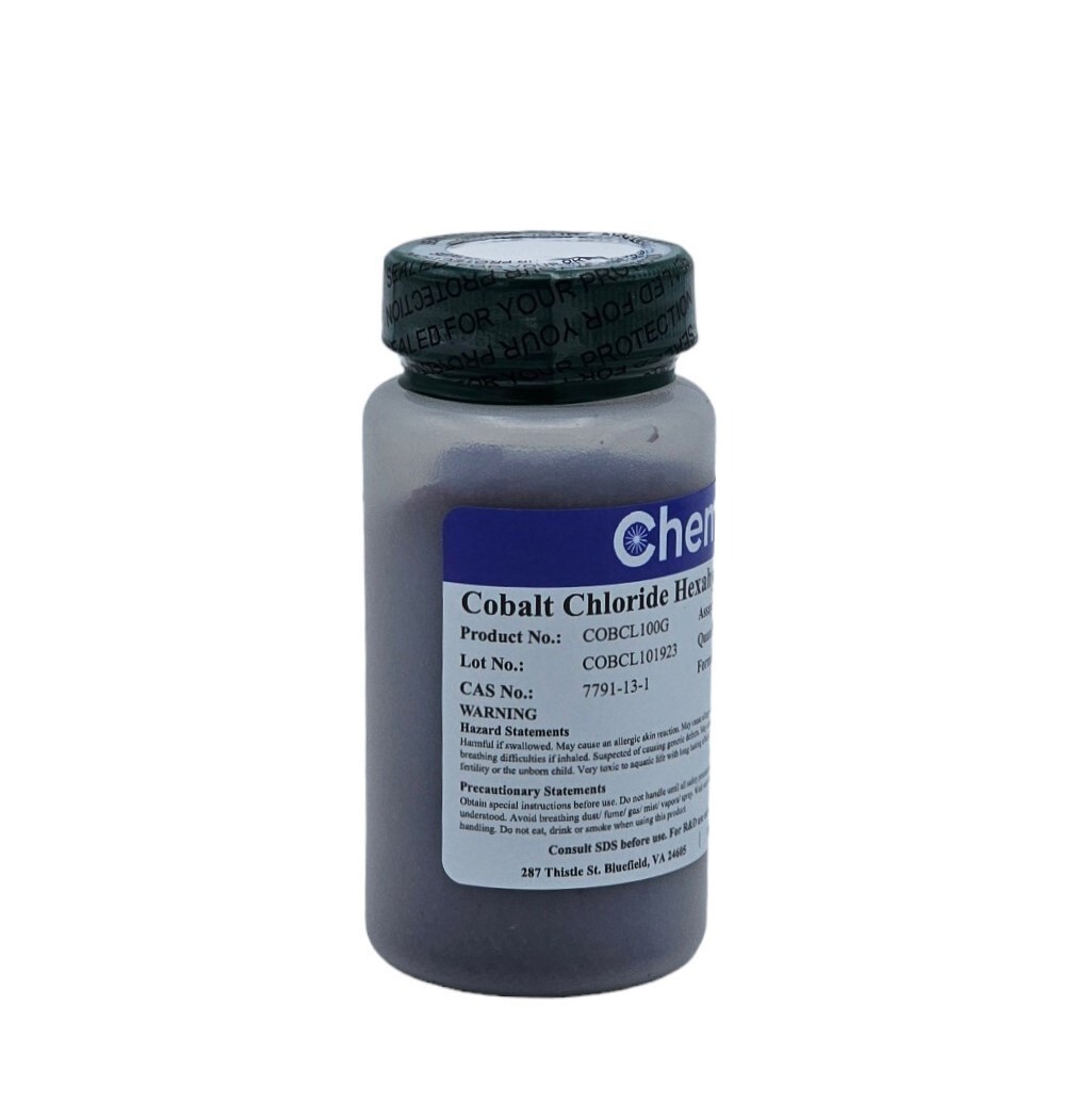 Cobalt Chloride Hexahydrate, 98+%, 100g