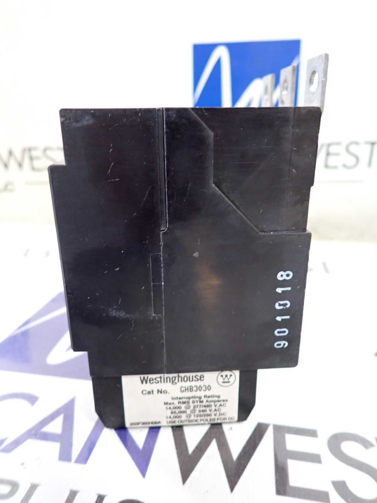Westinghouse GHB3030 30 Amp 14kA 480Y/277 VAC 3 Pole Type GHB Breaker – TESTED