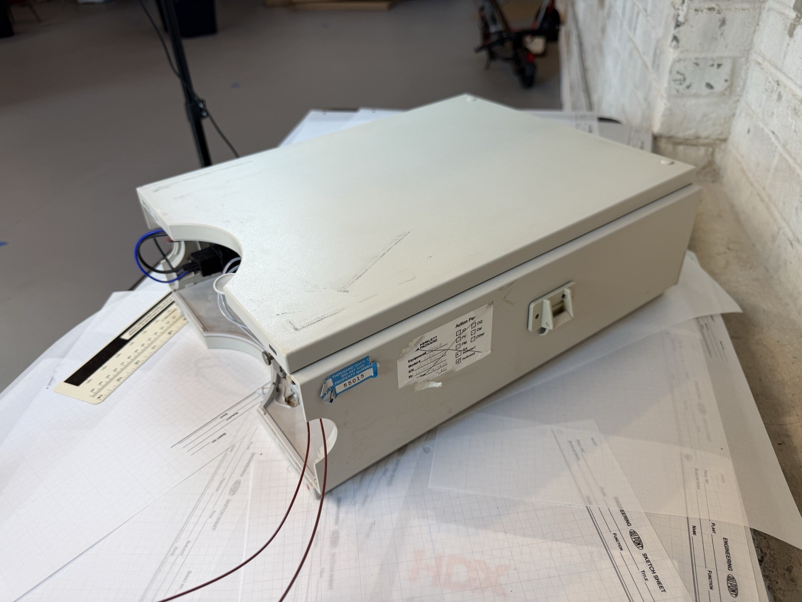 HP Agilent 1100 G1315A Diode Array Detector DAD S/N DE53500318 — Powers On