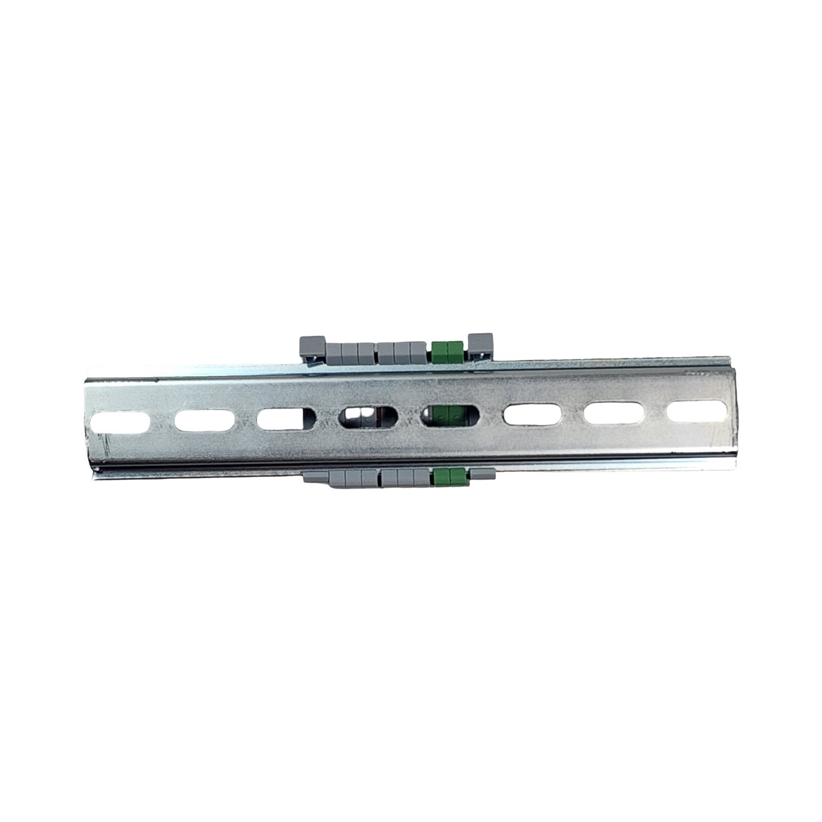 DIN Rail Power Distribution Terminal Block Kit 8-Pole 12-26 AWG 120V AC 20A CNC