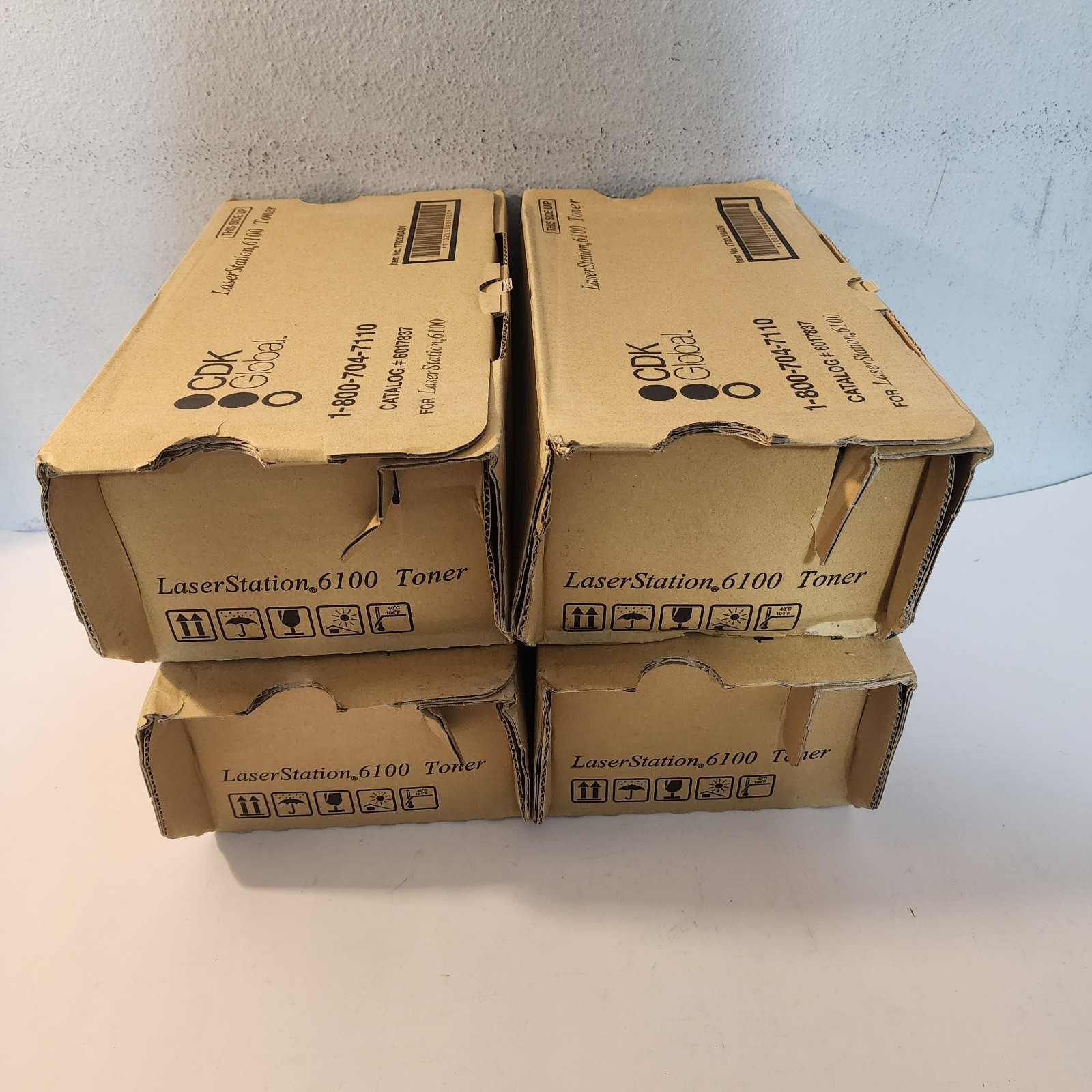 CDK Global Black Toner Cartridge 1T02LVGADV 6017837 Genuine New Sealed Lot Of 4