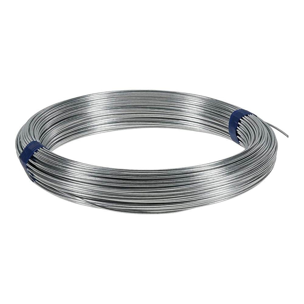 High-Quality 100 ft. Galvanized Steel Wire – 14-Gauge, 75 lb. Strength