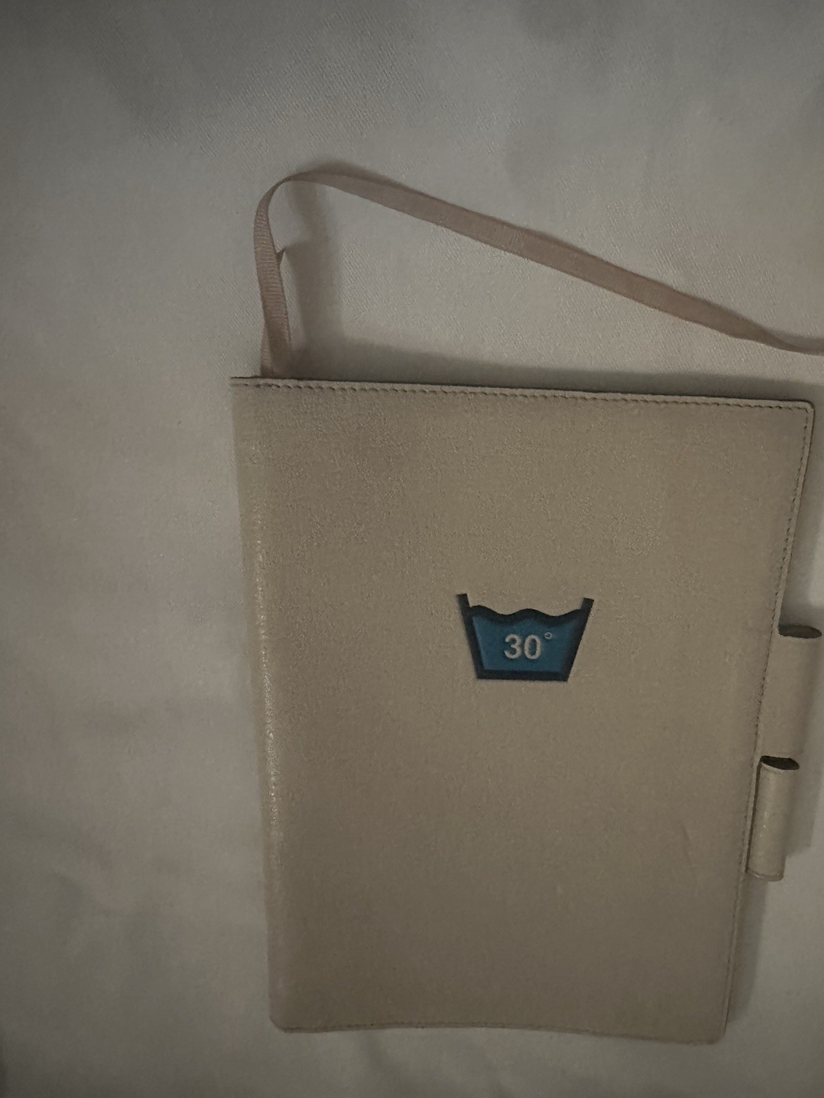 Anya Hindmarch London Beige leather journal