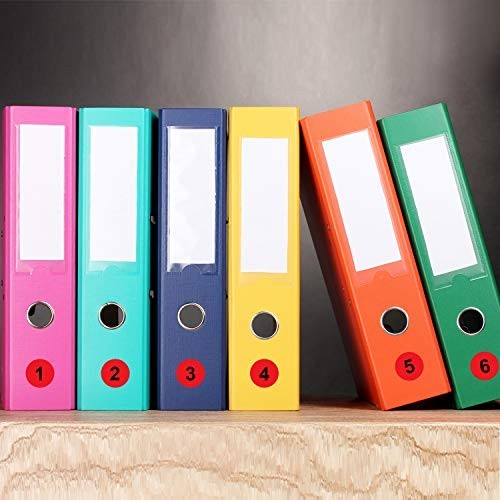 5000 Pcs 0.4 Number Stickers 1-100 Vinyl Dot Labels Inventory Organizer