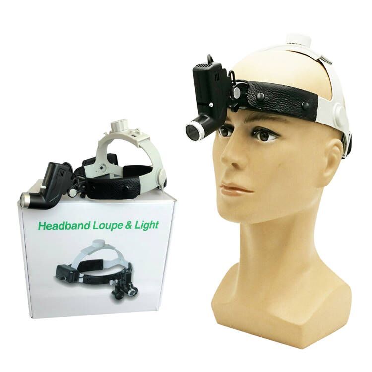 5W LED Surgical Dental Headlight Headband High Spot Head Lamp ENT Black DY-006