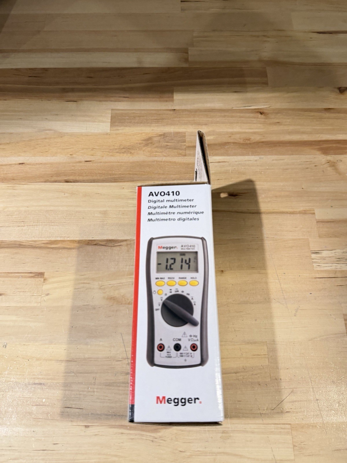 MEGGER AVO410 DIGITAL MULTIMETER TRUE RMS CAT IV 600V W/ LEADS – NEW SEALED