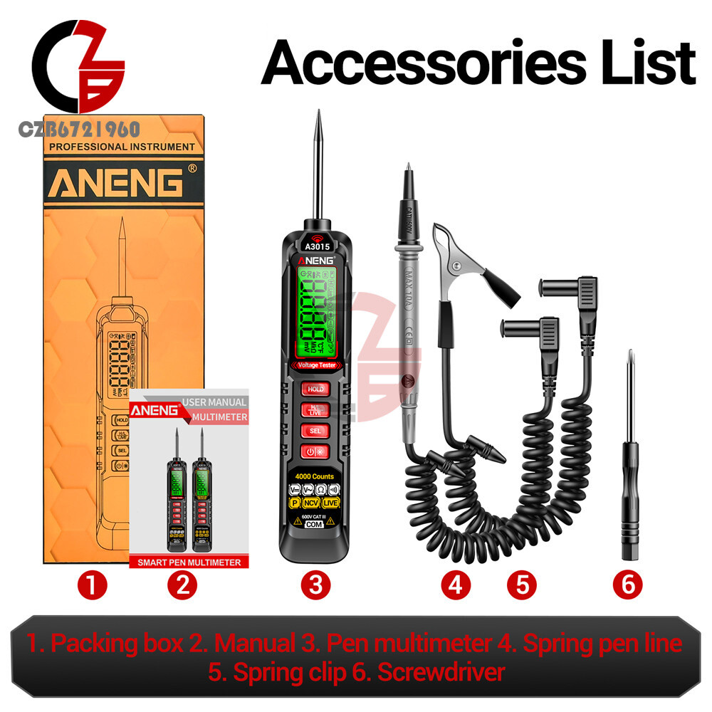 ANENG Multimeter Pen Digital Smart AC/DC Voltage NCV Diagnostic Probe Detector