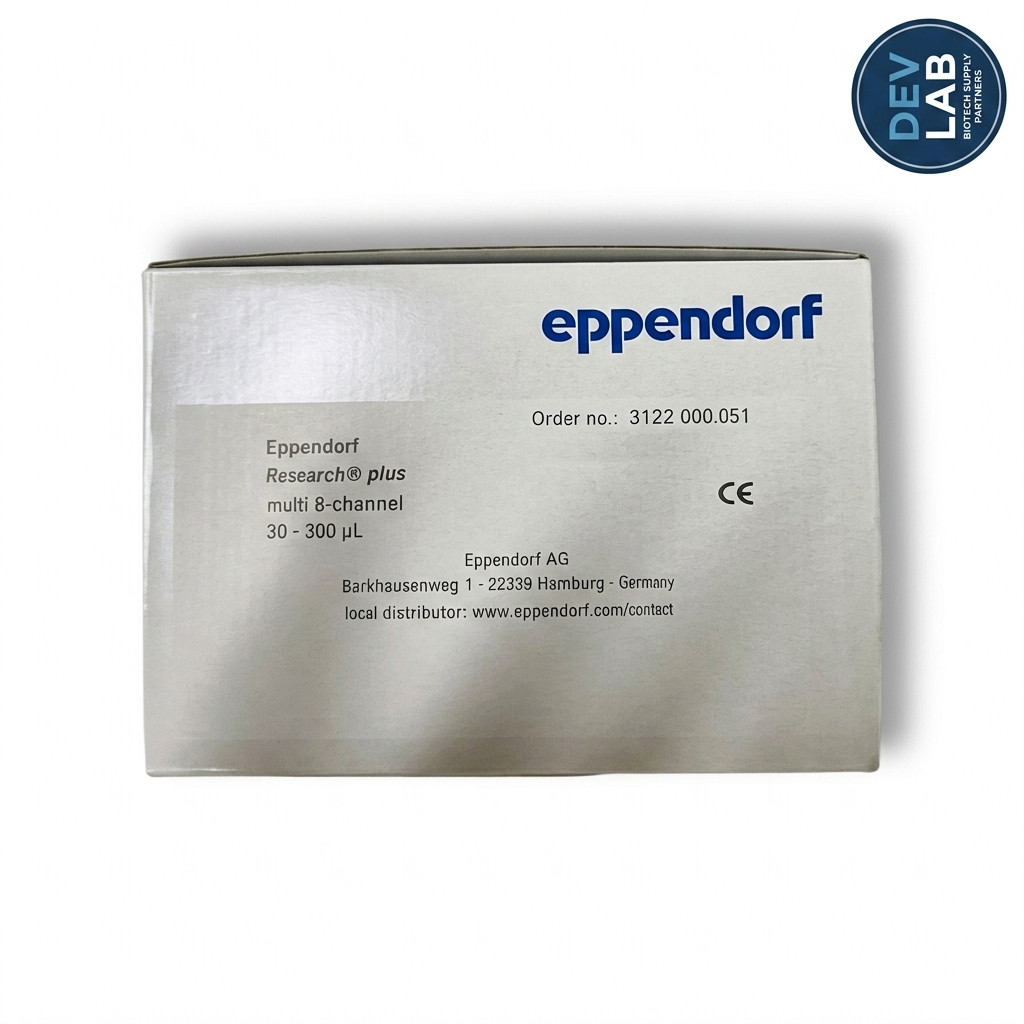 Eppendorf Research Plus 8-Channel Pipette 30-300 uL PN: 3122000051 New Sealed