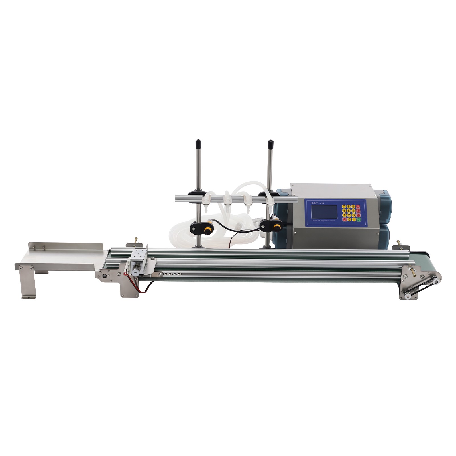 4 Heads Automatic Liquid Filling Machine 10–500ml Peristaltic Pump Bottle Filler