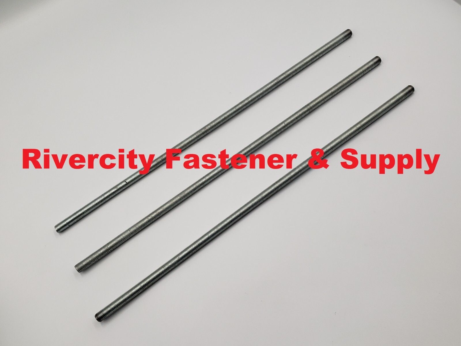 (3) M8-1.0 or 8mm or M8 or 8 millimeter Fine thread threaded rod