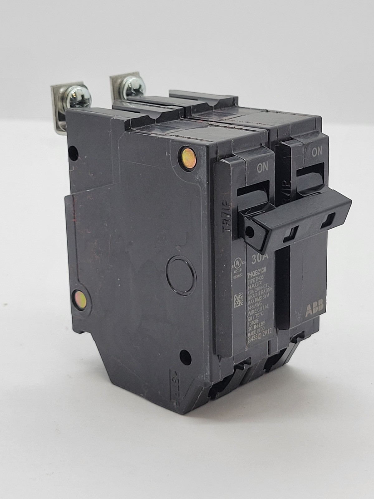 ABB THQB2130 Bolt-On Circuit Breaker 30A 3P 120/240V 10KA THQB NOS