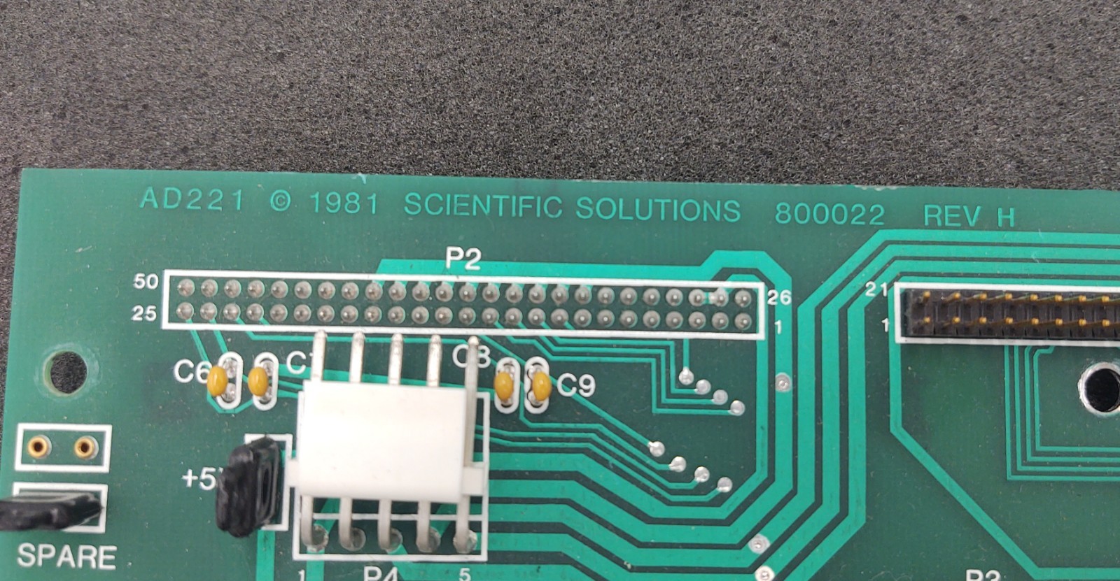 Scientific Solutions AD221 12-Bit DAS Data Acquisition Board Vintage ISA Card