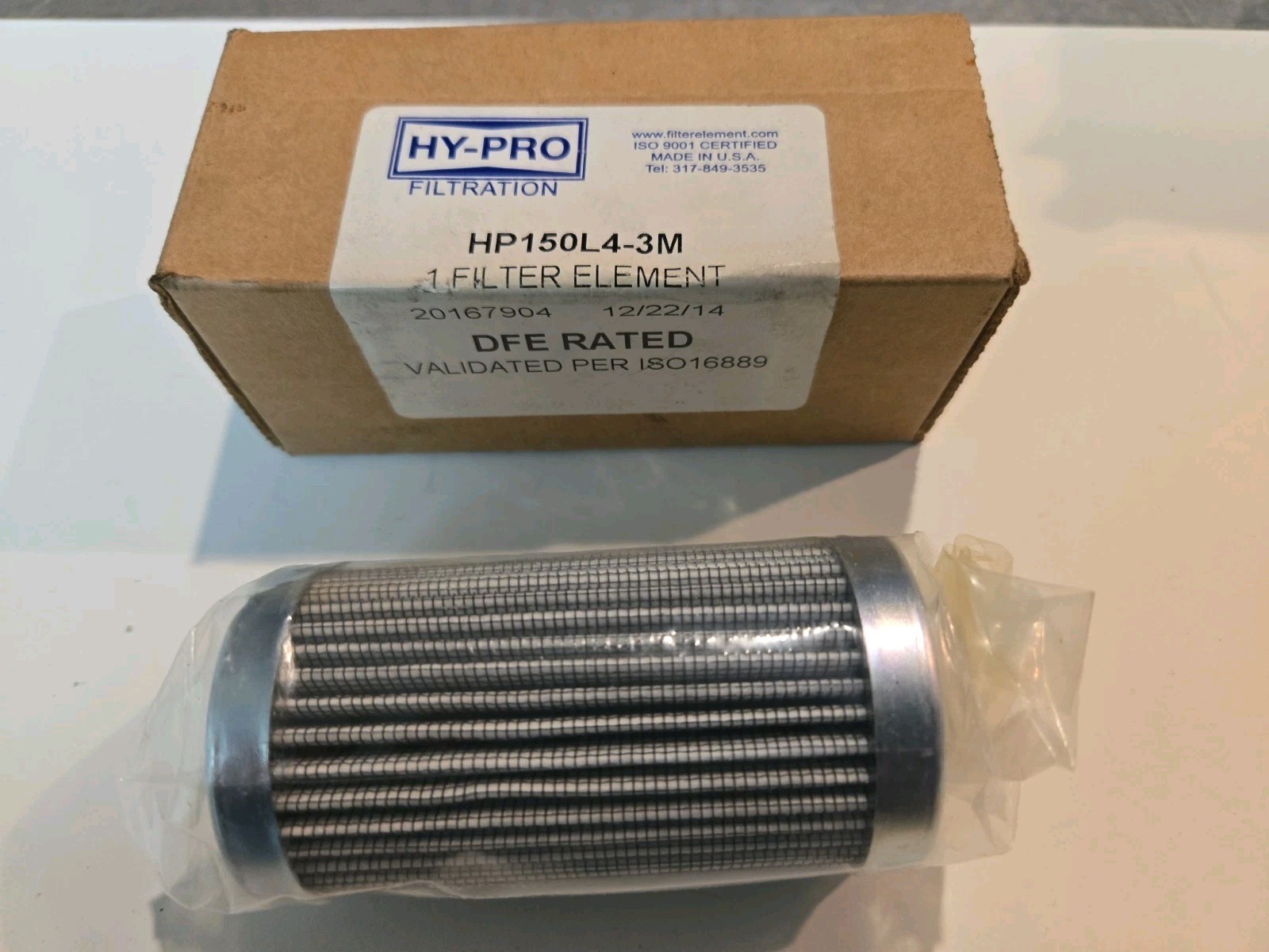 HY-PRO® HP150L4-3M DFE RATED 20167904 HYDRAULICS FILTER ELEMENT. NIB Free Ship