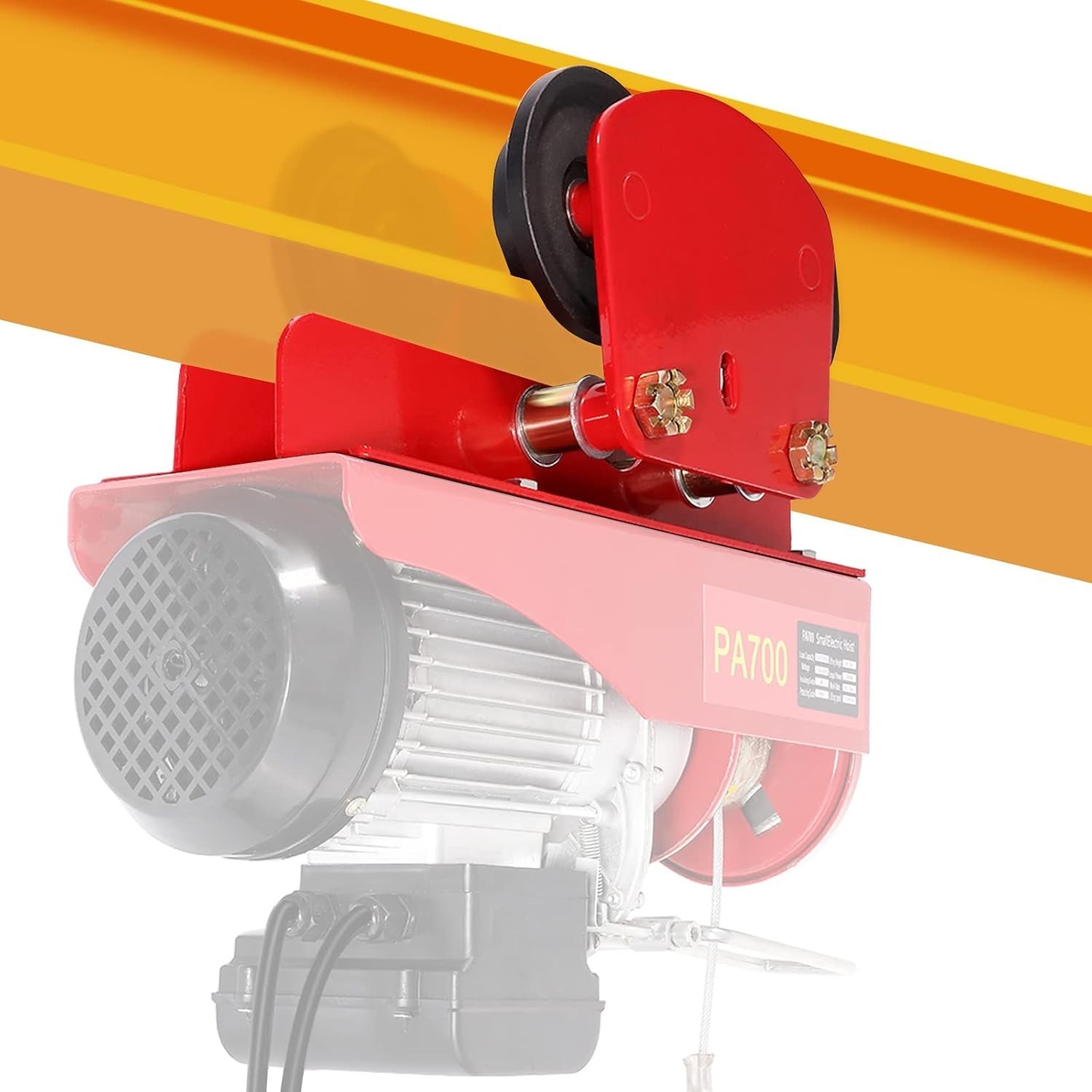 Electric Hoist Manual Trolley for 1.96-6.69 in I-Beam 1 Ton 2204 LBS for PA600 P