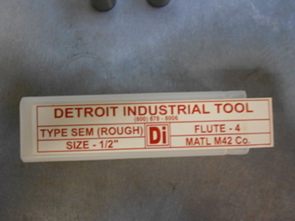 Detroit Indust 1/2" x 1/2" x 1-1/4" x 3-1/4" 4Flute M42 Coba