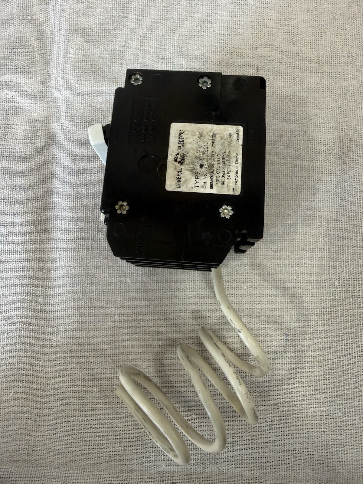 GE THQL2150GFT 50A 2-Pole GFCI Breaker 120/240V General Electric Used