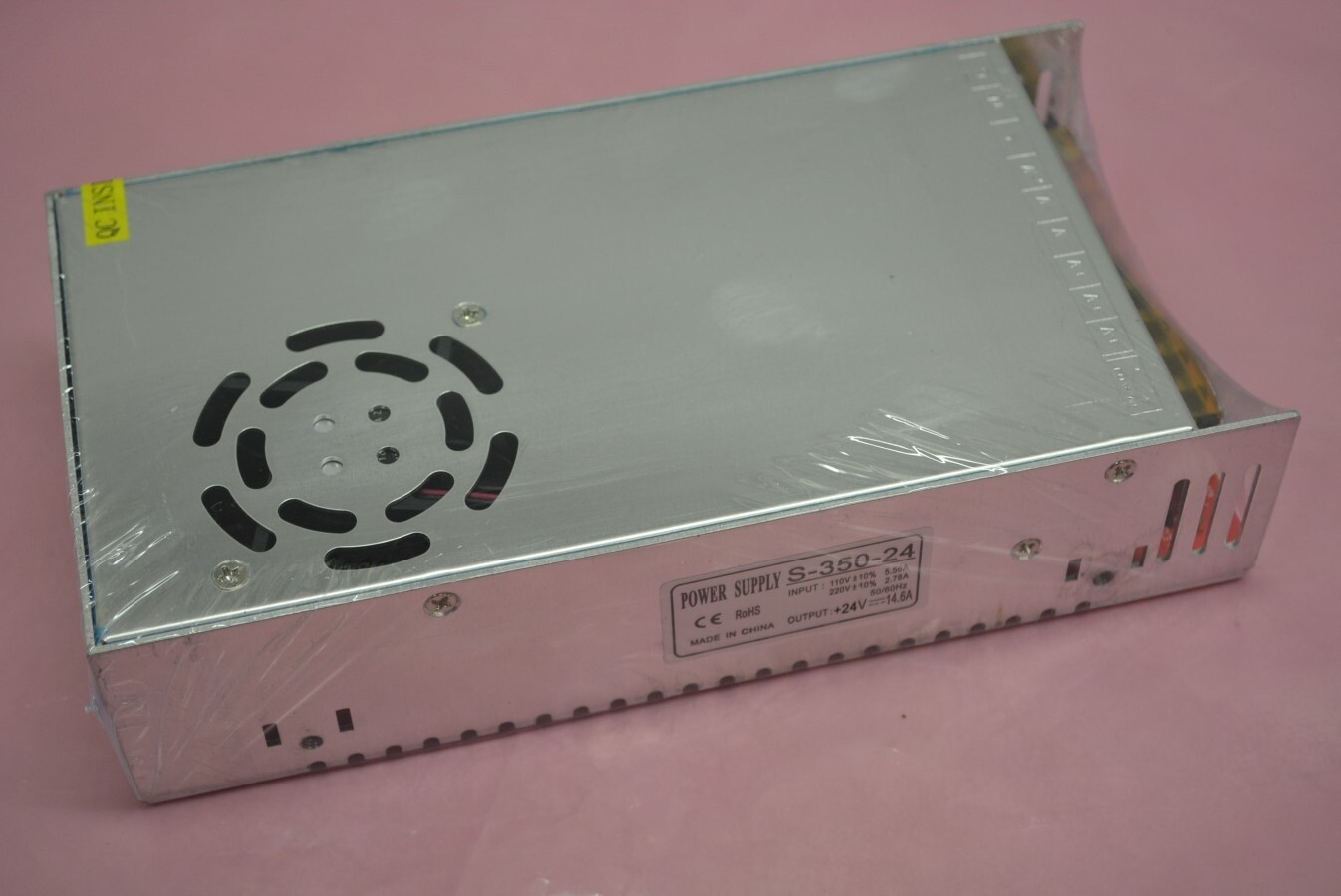 S-350-24 110/220VAC To 24VDC 14.6A 350W Regulated Switching Power Supply