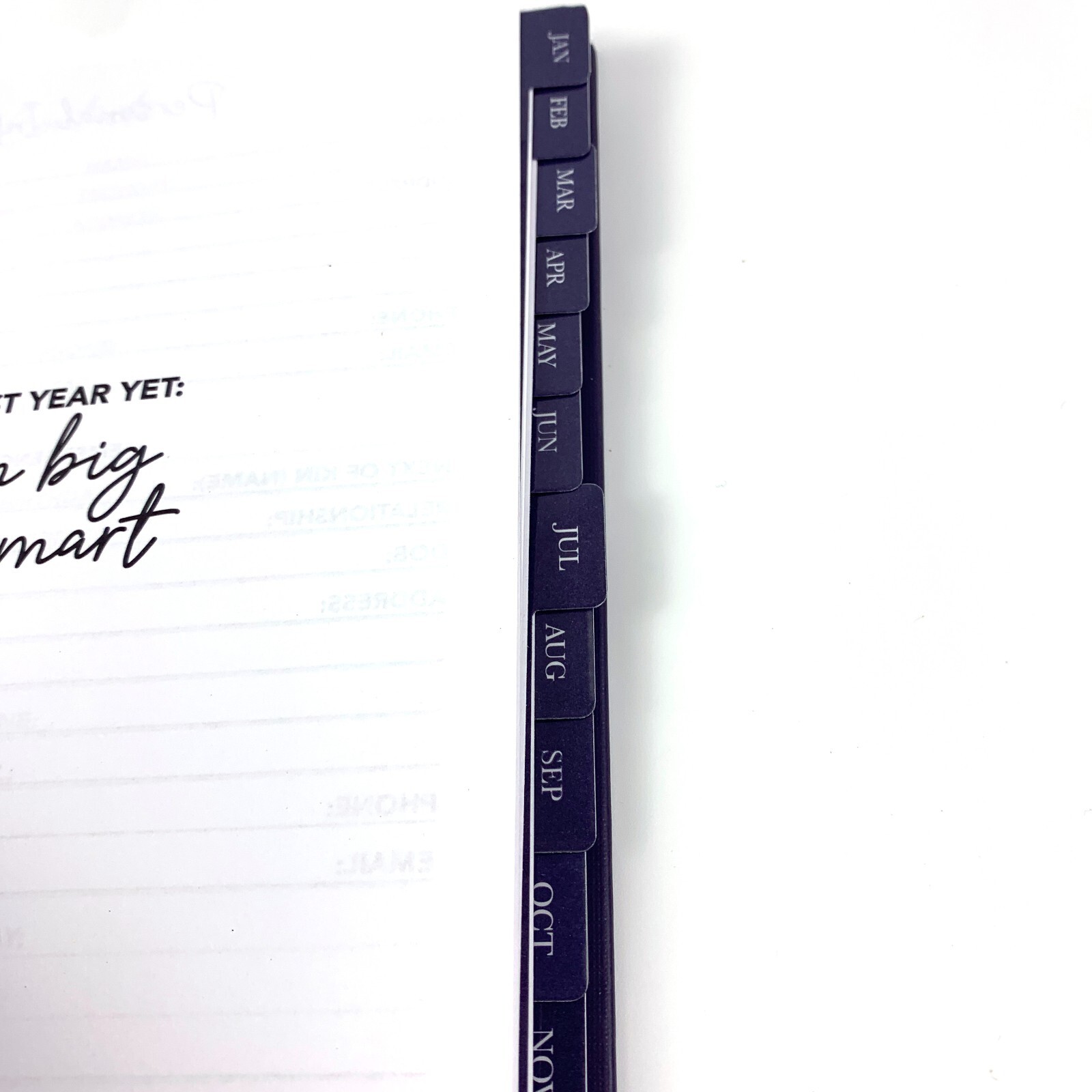 Pembrook Premium Spiral Bound Planner No Date Weekly Monthly Ribbon Bookmark 160