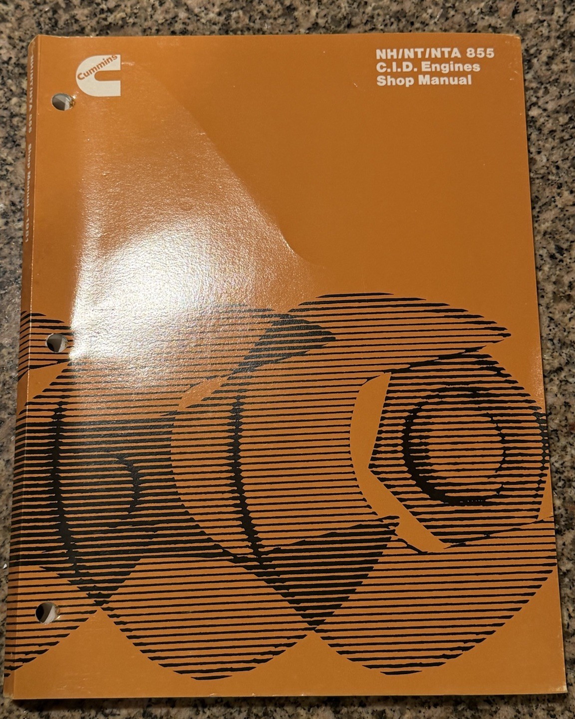 CUMMINS NH NT NTA 855 C.I.D ENGINE SERVICE SHOP REPAIR MANUAL 1981