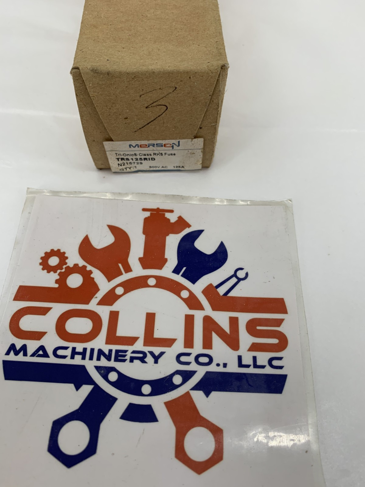 Mersen TRS125RID Tri-Onic Dual Element Time Delay Class RK6 125A 600VAC/DC Fuse