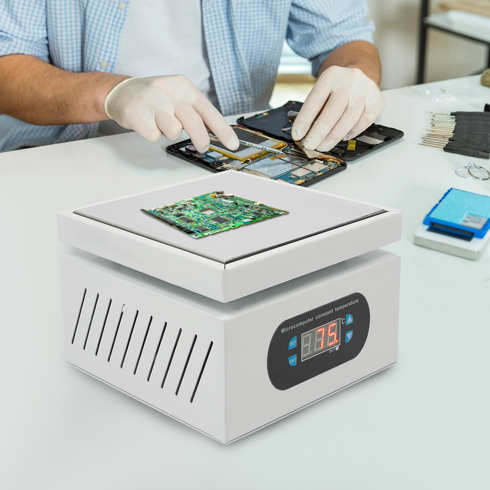 500W Soldering Hot Plate LED Microcomputer Electric Preheat Soldering Station